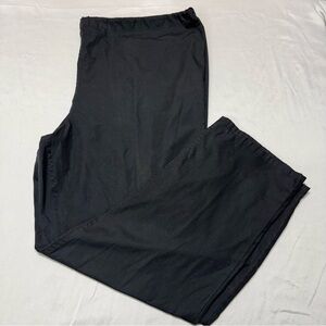 Black Relaxed Fit NonStretch Scrub Pants Size XL